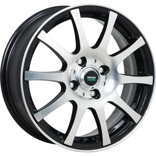 Megami MGM-2 6x15/4x100 D60.1 ET50 Чёрный полностью полированный