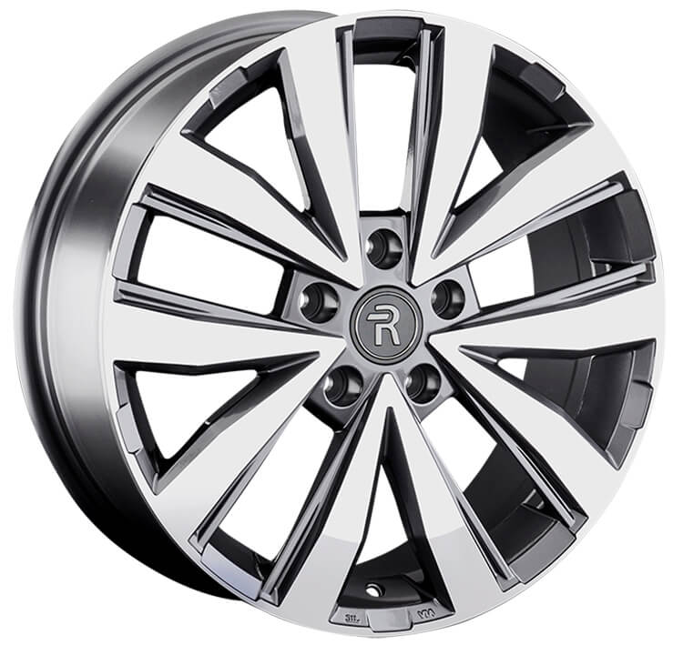 Replay GA1 7.5x18/5x120 D59.6 ET41 Чёрный глянцевый с полированной лицевой частью