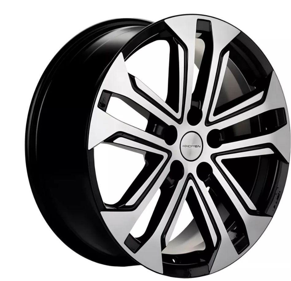 Khomen Wheels KHW1803 7x18/5x114.3 D66.5 ET37 Black-FP