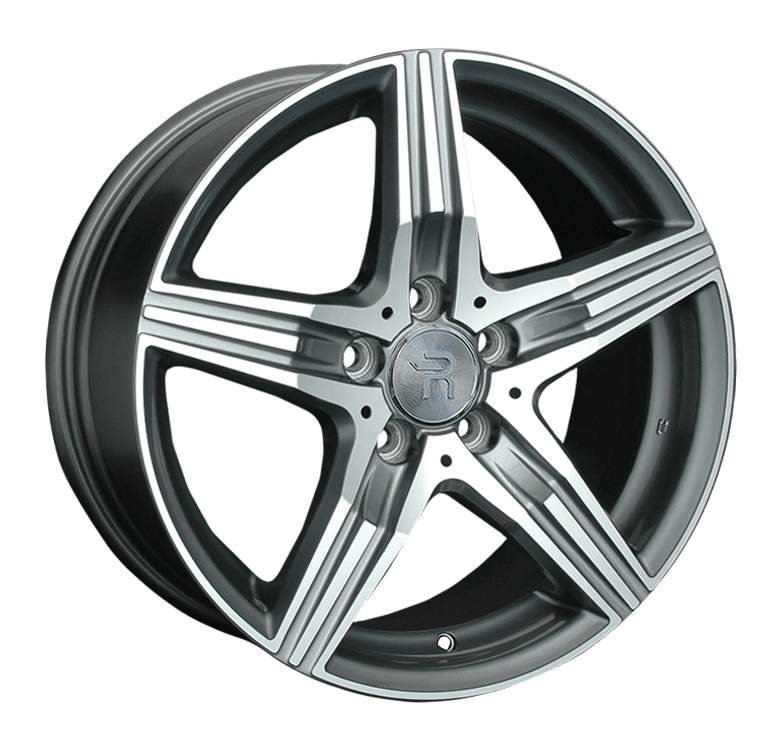 Replay MR111 8.5x20/5x112 D66.6 ET29 Глянцевый темно-серый с полированной лицевой частью