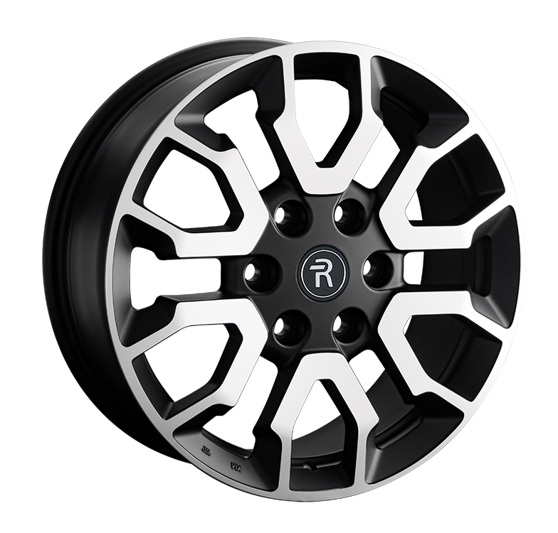 Replay TY379 7.5x18/6x139.7 D95.1 ET60 Черный матовый полностью полированный