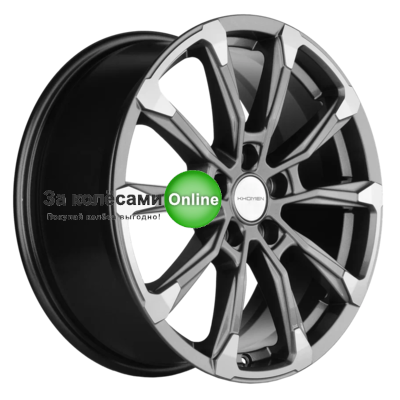 Khomen Wheels KHW1808 (Tugella/Jaguar XF/F-Pace) 7,5x18/5x108 ET46 D63,4 Gray-FP