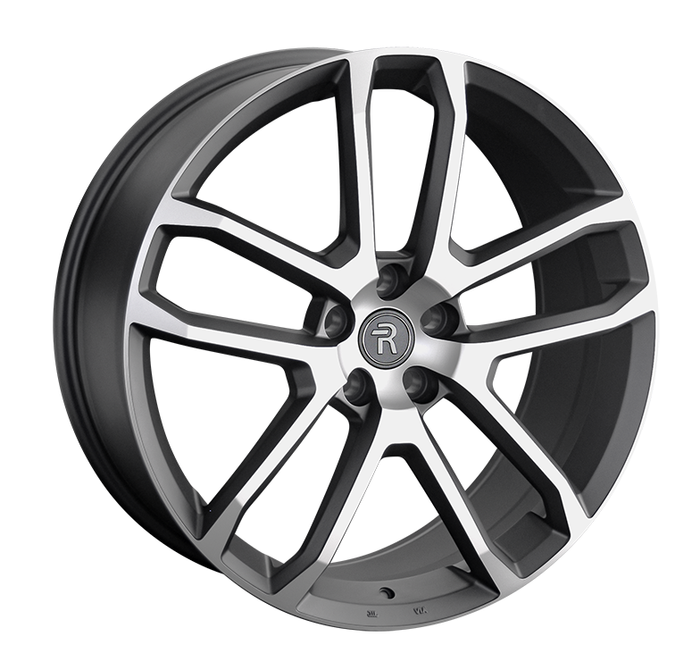 Replay LI1 9.5x22/5x120 D72.6 ET45.5 Темно-серый матовый .частично полированный