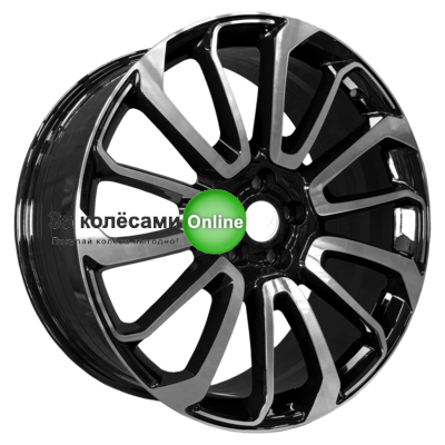 PDW 7013 9,5x22/5x120 ET45 D72,56 Gloss Black Machine Face ()