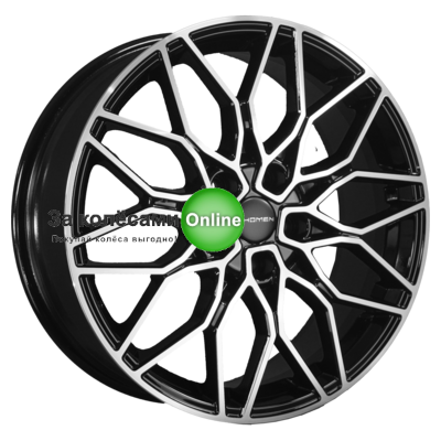 Khomen Wheels KHW1813 (Geely Monjaro/Tugella) 7x18/5x108 ET46 D63,4 Black-FP