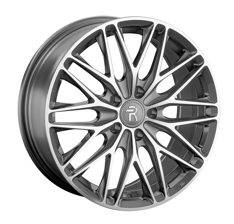 Replay V118 8x18/5x108 D63.3 ET42.5 Насыщенный темно-серый полностью полированный