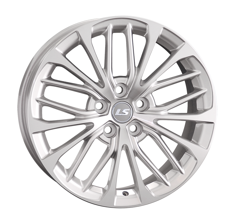 LS 1306 8x18/5x114.3 D60.1 ET50 Серебристый полностью полированный