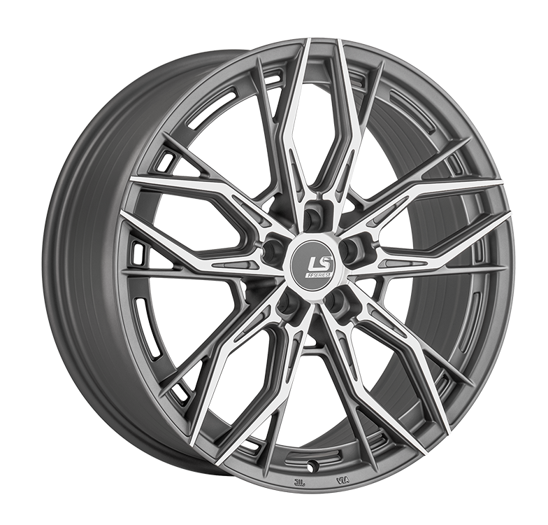 LS RC96 8.5x20/5x108 D63.3 ET40 Темно-серый матовый