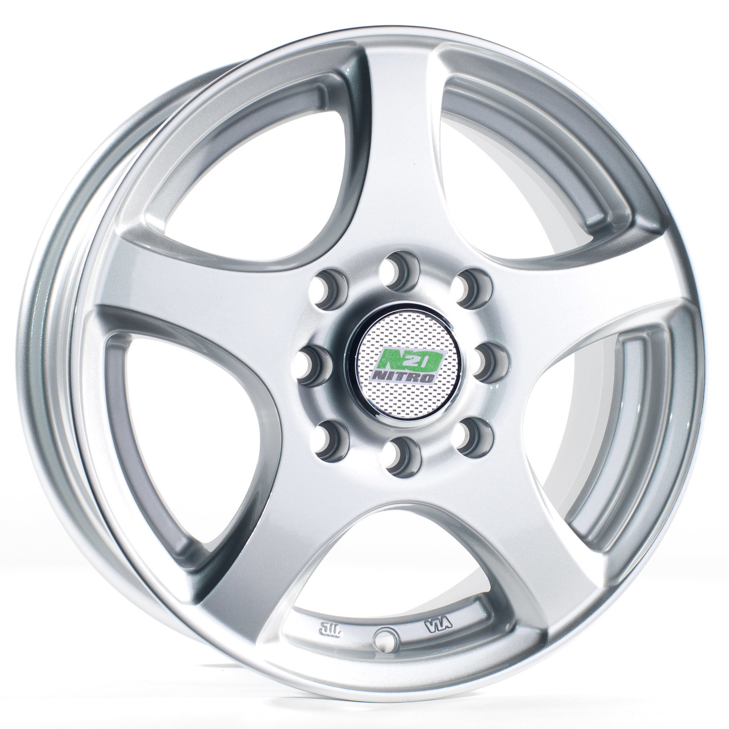 N2O Y279 6.5x15/5x114.3 D73.1 ET45 Silver