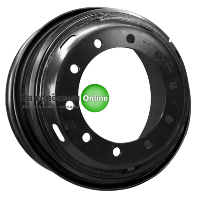 KRONPRINZ 10/335/281/173 8,5x20/10x335 ET173 D281 M22 Black (63-М8.5-3101012) (12 мм) МАЗ-Урал-Ивеко-6539/6339 (б/к) 3 750 кг