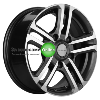 Khomen Wheels KHW1602 (Niva 4x4 Bronto) 6,5x16/5x139,7 ET35 D98,5 Gray-FP