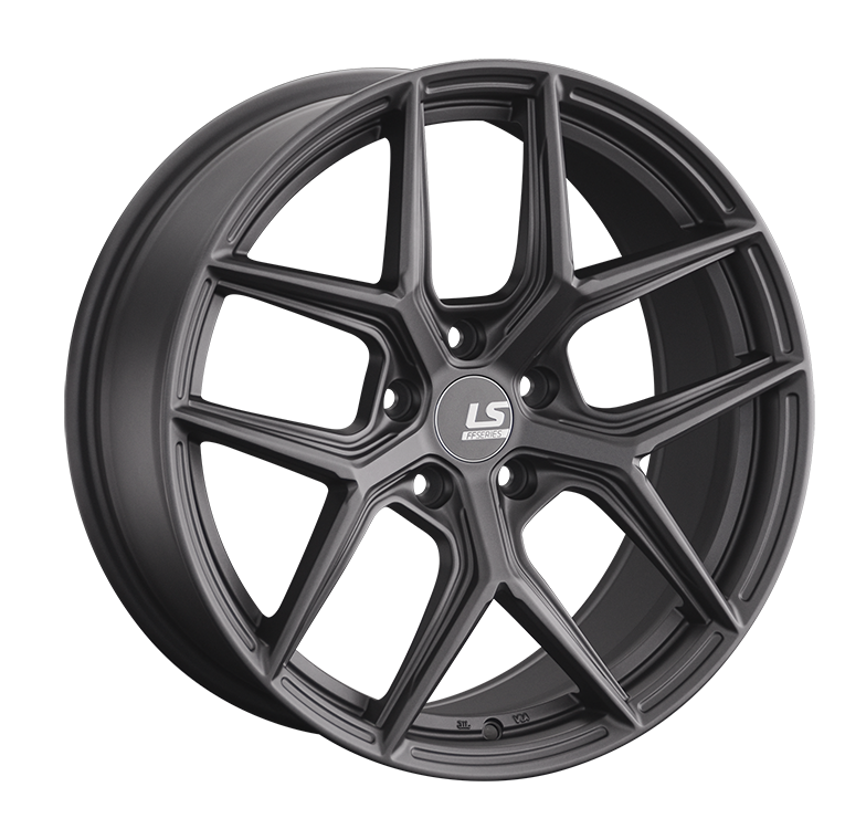 LS RC53 8.5x18/5x112 D66.6 ET30 Серый матовый