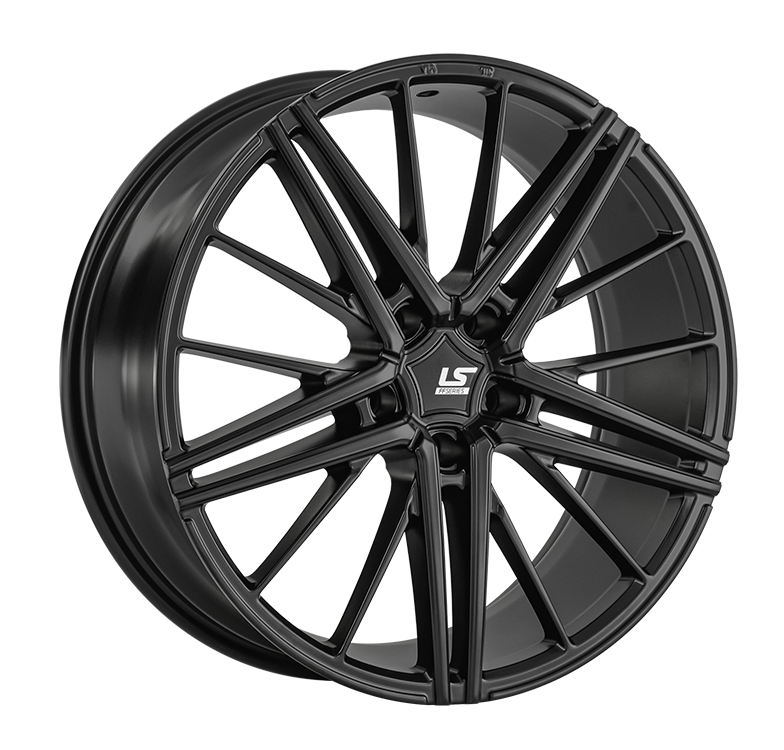 LS RC76 8x20/5x120 D72.6 ET30 черный с серебром