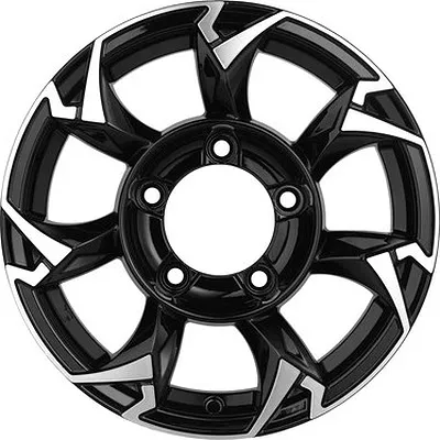 Khomen Wheels KHW1505 5.5x15/5x139.7 D108.1 ET5 Black-FP