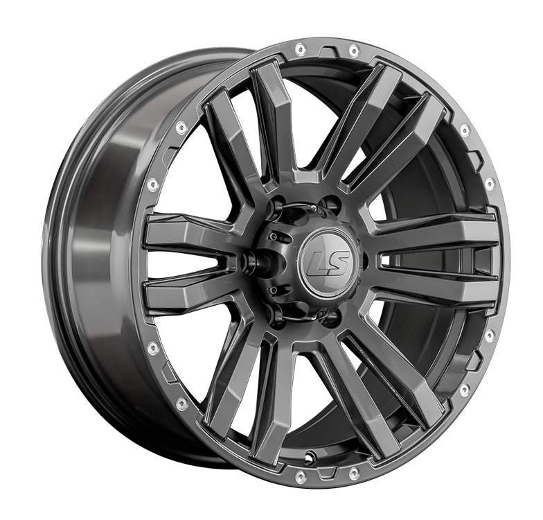 LS 1339 9x18/6x139.7 D106.1 ET15 Насыщенный тёмно-серый
