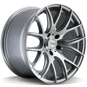 Vissol V-001 9.5x18/5x100 D57.1 ET35 серебряный полированый