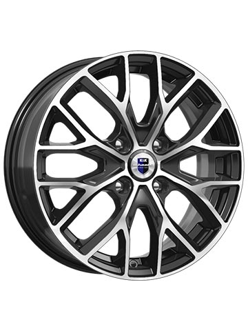 K&K Лилиом 6x16/4x100 D60.1 ET37 Алмаз Черн