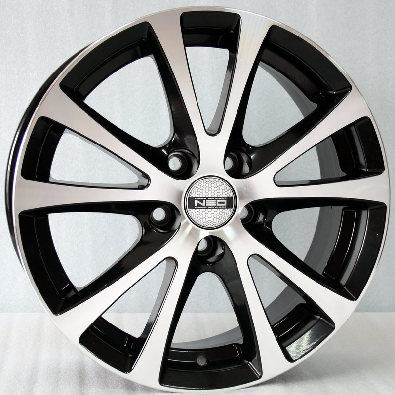 Neo 509 6x15/5x100 D57.1 ET40 Глянцевый черный с полированной лицевой частью