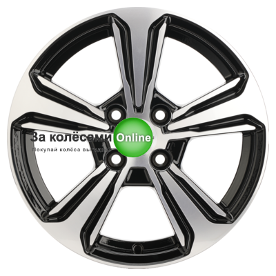 Khomen Wheels KHW1502 (Vesta) 6x15/4x100 ET50 D60,1 Black-FP
