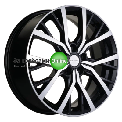 Khomen Wheels KHW1806 (Changan/Geely/Lexus/Suzuki/Toyota) 7x18/5x114,3 ET45 D60,1 Black-FP