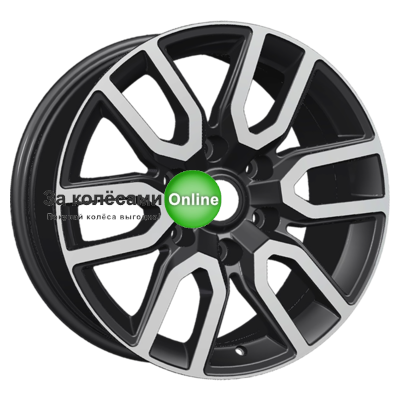 Khomen Wheels KHW1723 (Mazda BT50) 8x17/6x139,7 ET45 D93,1 Black-FP