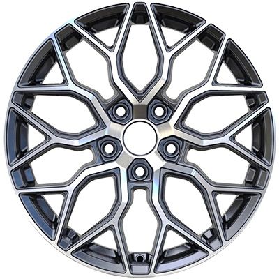 Venti 1719 7x17/5x108 D60.1 ET33 Глянцевый черный с полированной лицевой частью