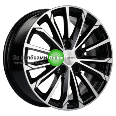 Khomen Wheels KHW1611 (Evolute i-Pro) 6,5x16/5x108 ET43 D65,1 Black-FP