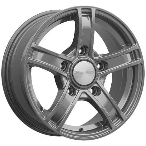 Скад Трофи 6.5x15/5x139.7 D98.5 ET40 Темно-серый цвет с перламутровыми оттенками