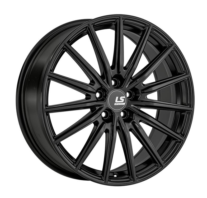 LS RC93 7.5x18/5x112 D66.6 ET50 черный с серебром