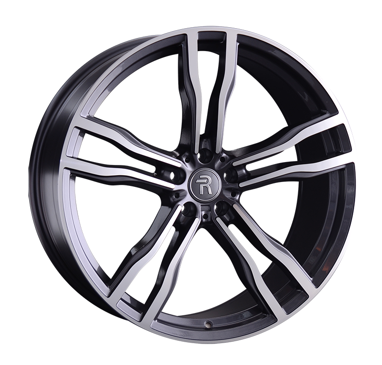 Replay B107R 10x22/5x112 D66.6 ET35 Насыщенный темно-серый полностью полированный