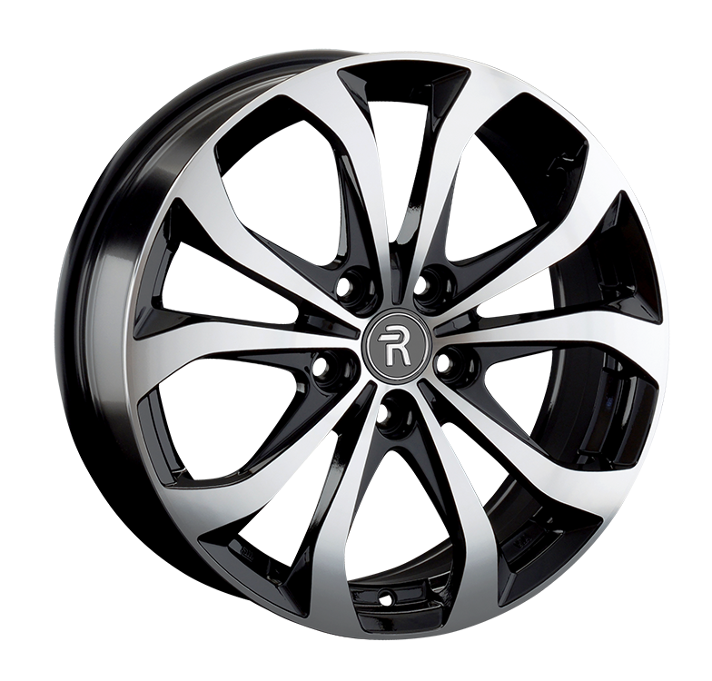 Replay GL86 7x17/5x114.3 D60.1 ET45 Чёрный полностью полированный