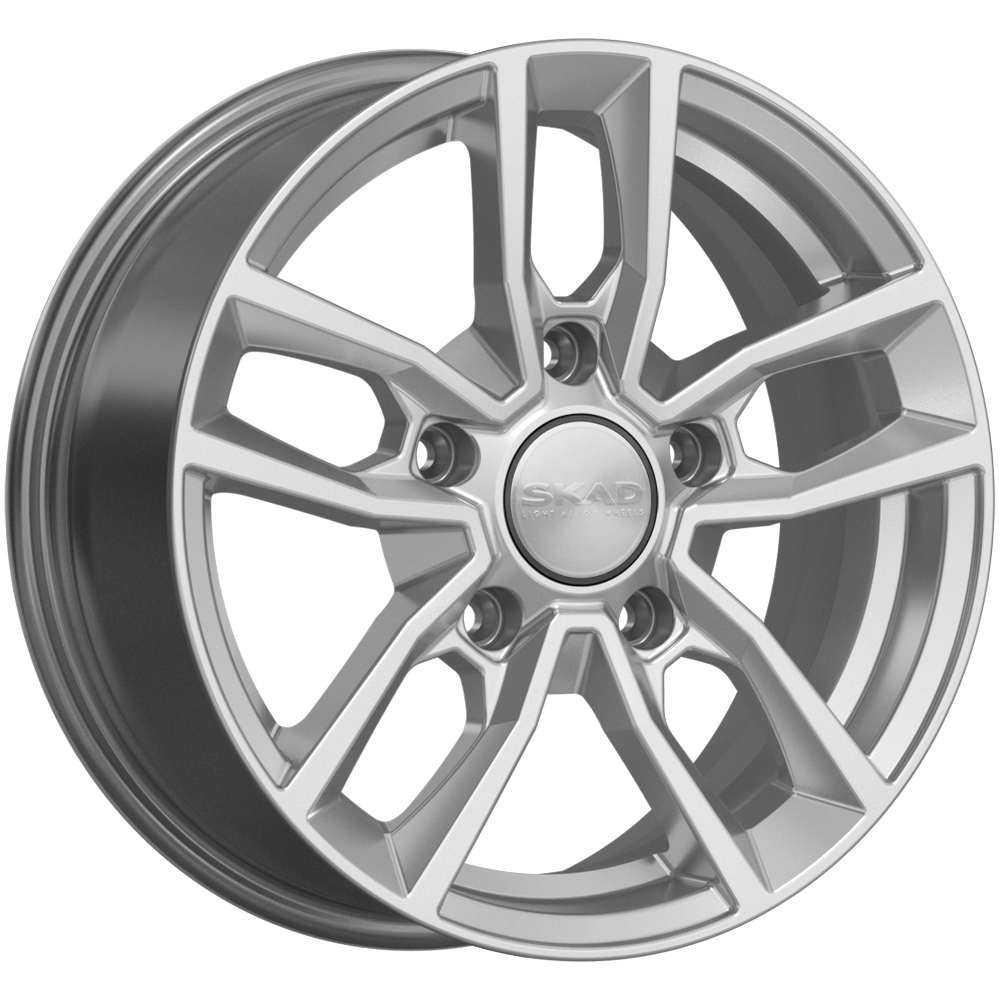 Скад Вайсхорн 6.5x16/5x139.7 D98 ET40 Серебристый