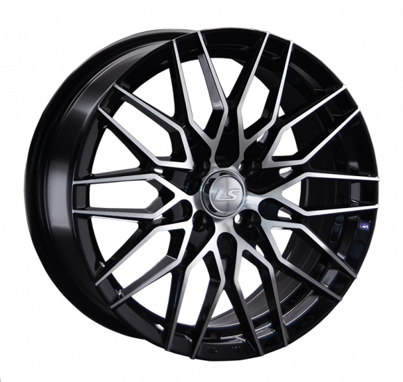 LS 1263 7.5x17/4x100 D60.1 ET40 Насыщенный темно-серый полностью полированный