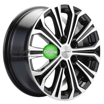 Khomen Wheels KHW1610 (Toyota/Suzuki) 6,5x16/5x114,3 ET45 D60,1 Black-FP