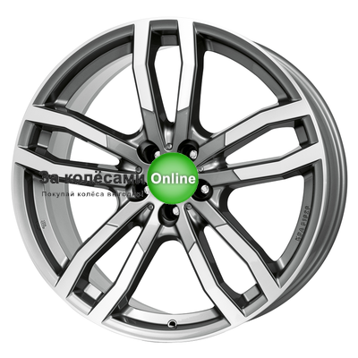 Alutec DriveX 9,5x21/5x112 ET53 D66,5 Metal Grey Front Polished