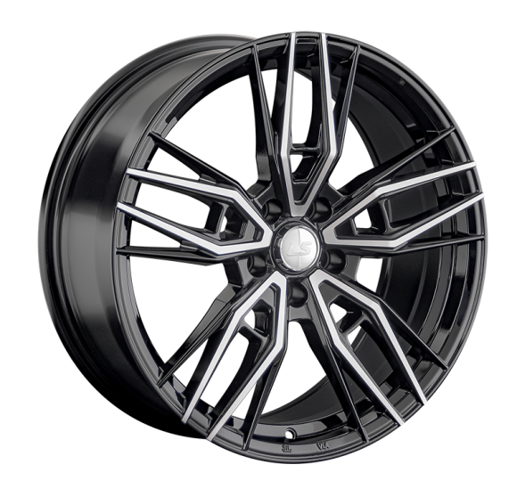 LS 1354 8x18/5x108 D60.1 ET30 Чёрный полностью полированный