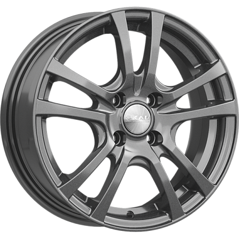 Скад Дели 6x15/4x100 D67.1 ET45 Темно-серый цвет с перламутровыми оттенками