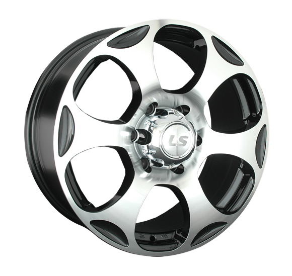 LS 310 8x18/6x139.7 D100.1 ET36 Чёрный полностью полированный