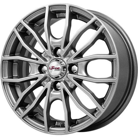 iFree Флайт 5.5x14/4x98 D58.5 ET35 Насыщенный тёмно-серебристый