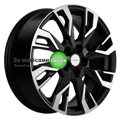 Khomen Wheels KHW1809 (CS35/CS35 Plus) 7x18/5x110 ET50 D63,3 Black-FP