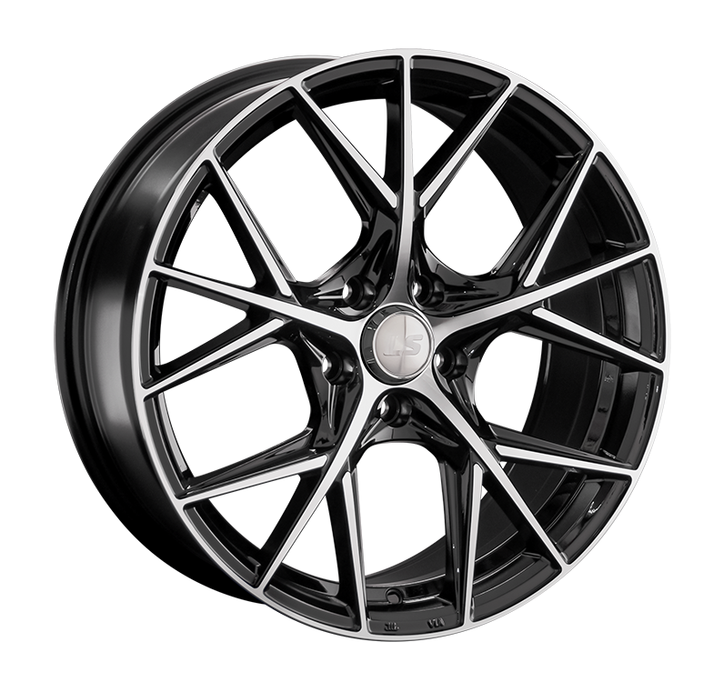 LS 1365 7x16/4x114.3 D67.1 ET40 Чёрный полностью полированный