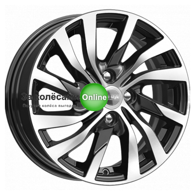 K&K КС882 6x15/4x100 ET37 D60,1 Алмаз черный