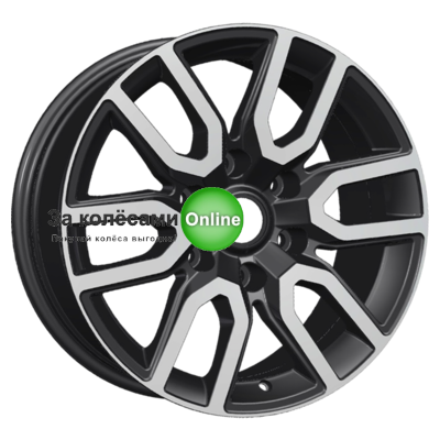Khomen Wheels KHW1723 (Pajero) 8x17/6x139,7 ET46 D67,1 Black-FP