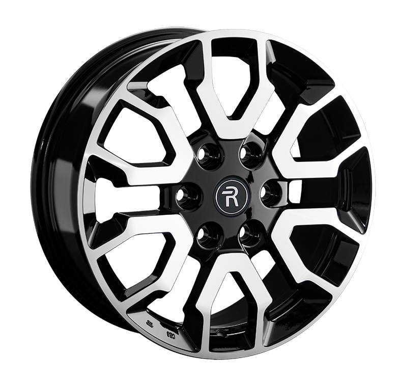 Replay TY379 7.5x18/6x139.7 D95.1 ET60 Чёрный полностью полированный