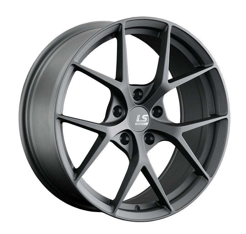 LS RC66 8.5x18/5x120 D72.6 ET30 Серый матовый
