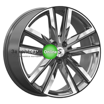 Premium Series КР014 (Murano) 8x20/5x114,3 ET45 D66,1 Diamond Gloss Graphite