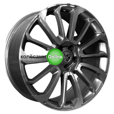 PDW 7013 9x20/5x120 ET50 D72,6 Gun Metal Machined Face ()