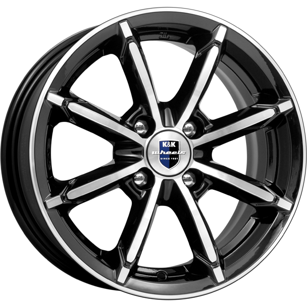 K&K Sportline 6x14/4x98 D58.5 ET30 Насыщенный темно-серый полностью полированный