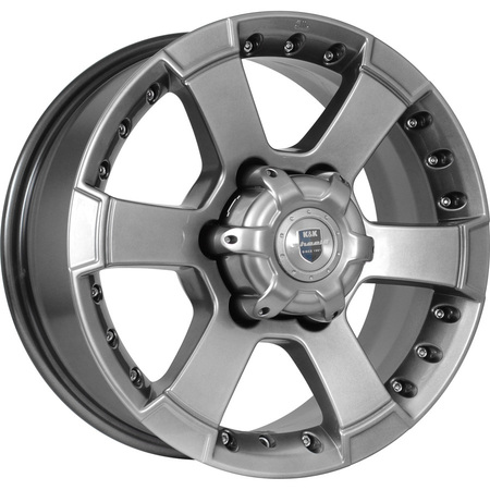 K&K M-56 7x16/6x139.7 D108.1 ET38 Темно-серебристый