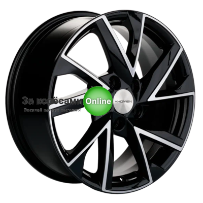 Khomen Wheels KHW1714 (Evolute i-Joy) 7x17/5x110 ET40 D67,1 Black-FP